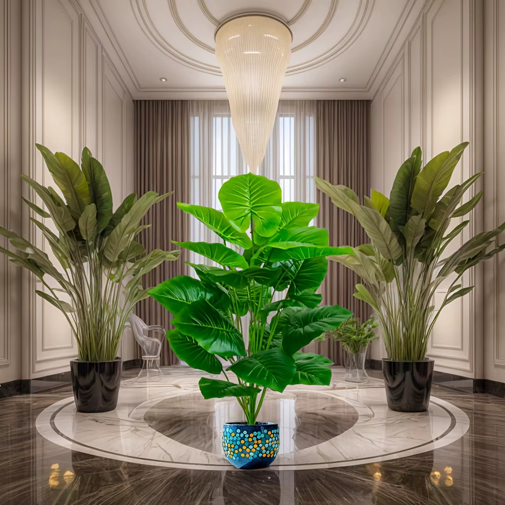 Monstera Adansonii - 1 Unidade de Palmeira Artificial Realista