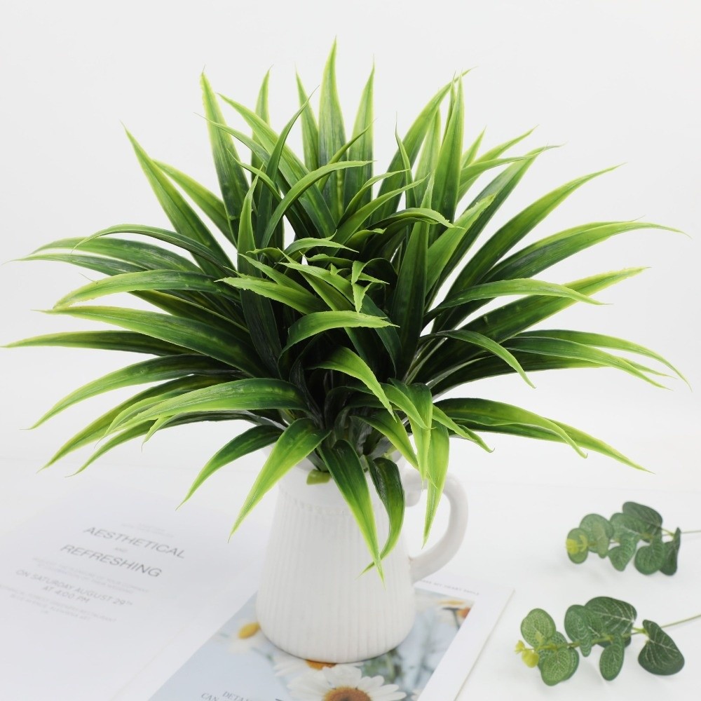 Spider Plant Hanging - Folhas de Orquídea Artificiais Realistas de
