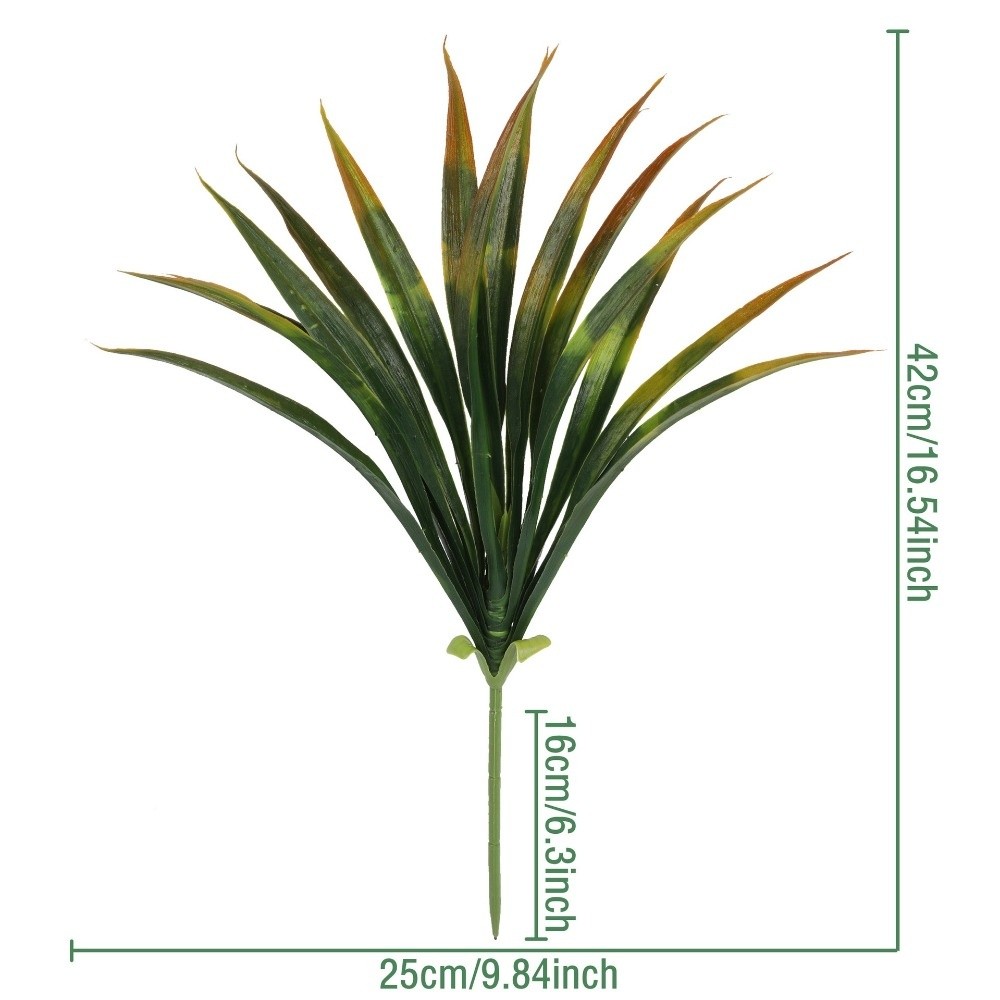 Dracaena Marginata - Folhas de Orquídea Artificiais Realistas de