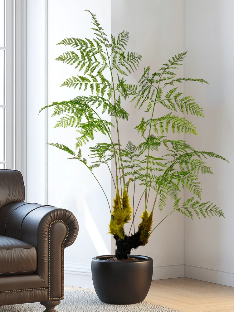 Dracaena Marginata - Grande simulado macaco dourado samambaia planta