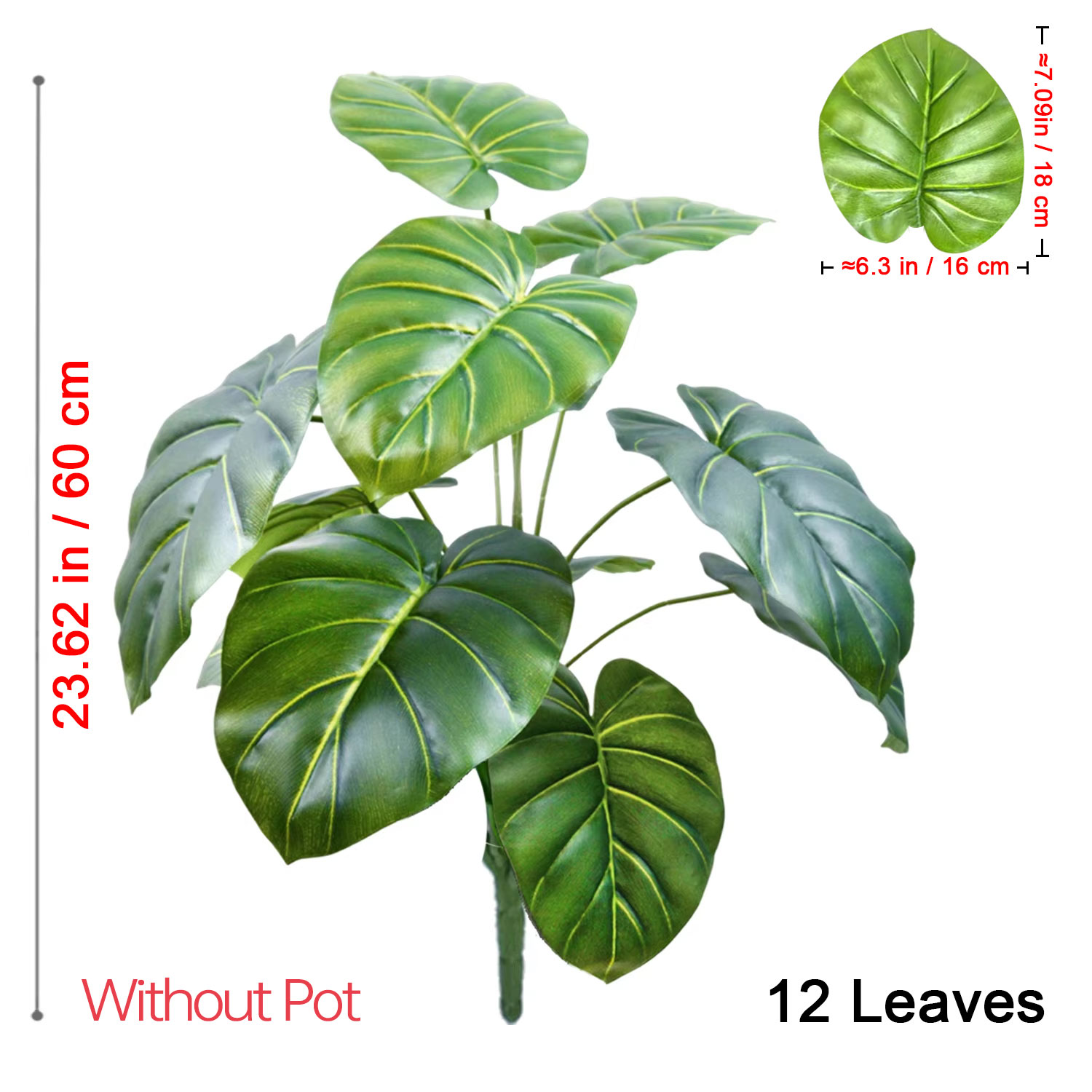 1 Unidade de Palmeira Artifici - Monstera Adansonii avaliação e preço