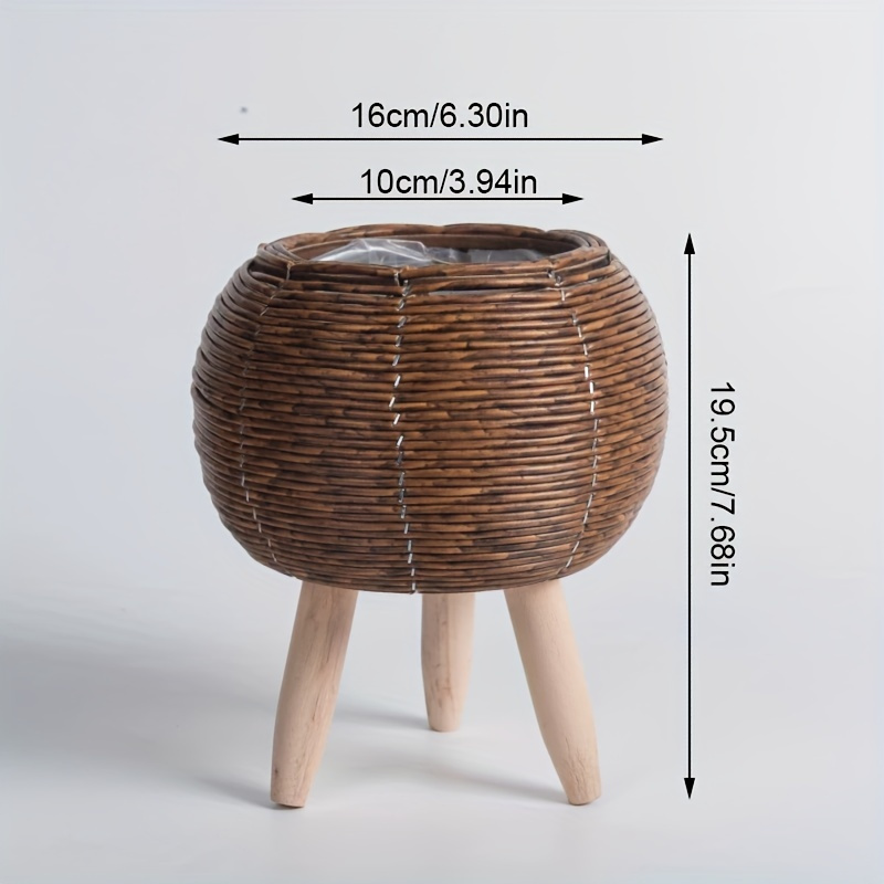 Encantador Rattan Rústico Plan - Aloe Vera Pot avaliação e preço