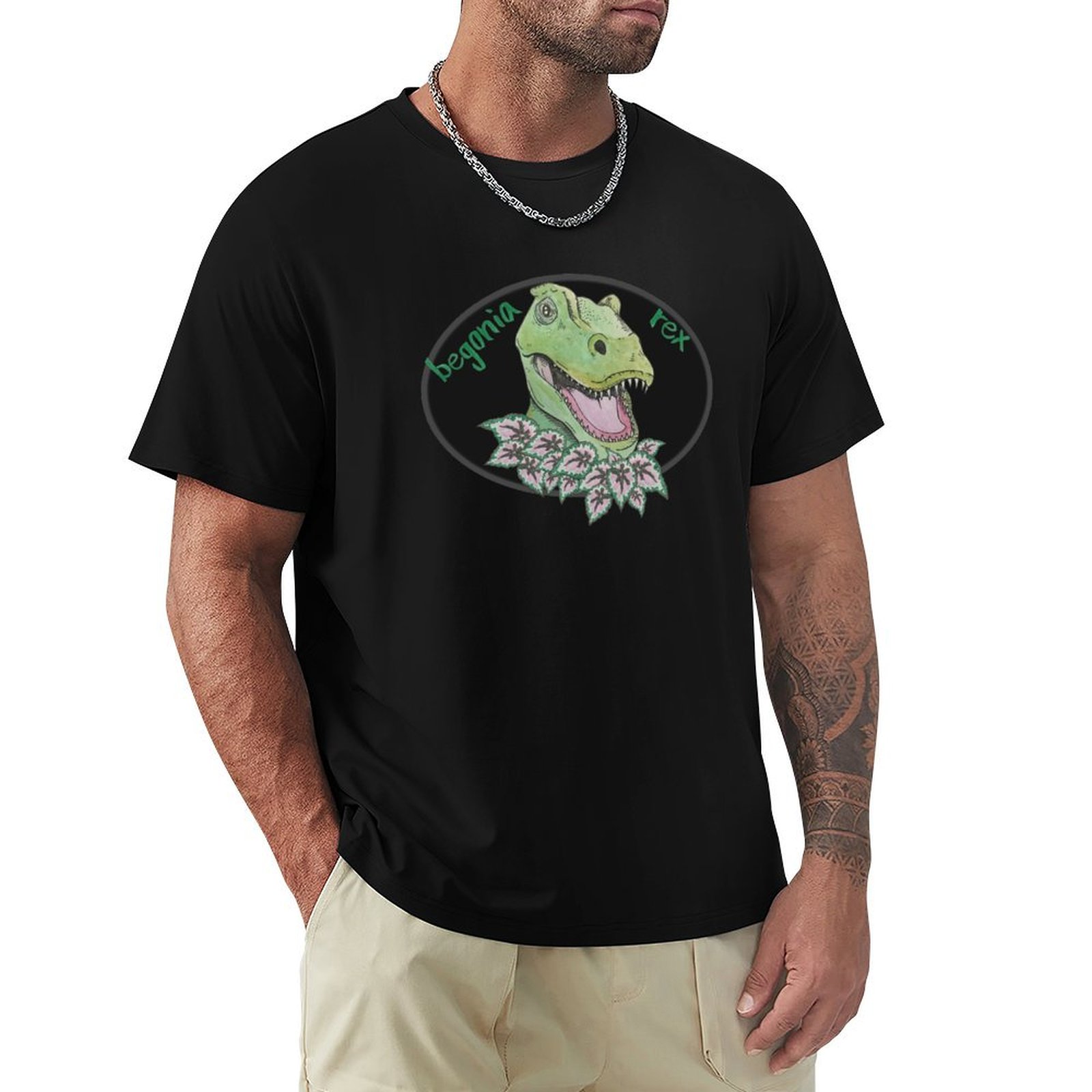 Camiseta T Rex Begonia, camise - Begonia Rex avaliação e preço